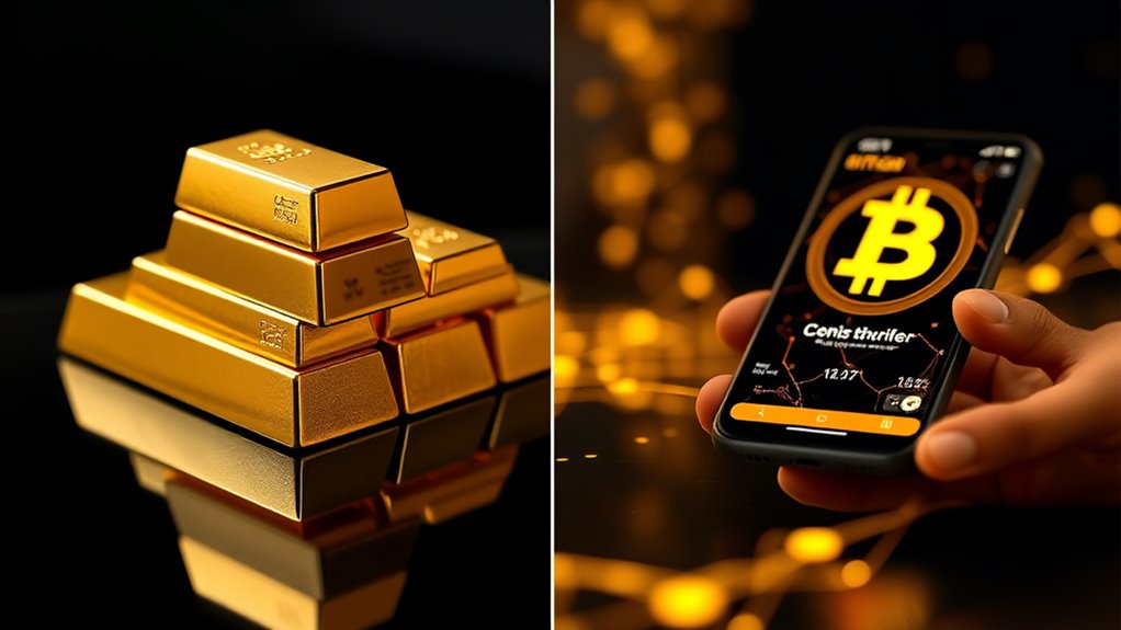 gold bars or tokens
