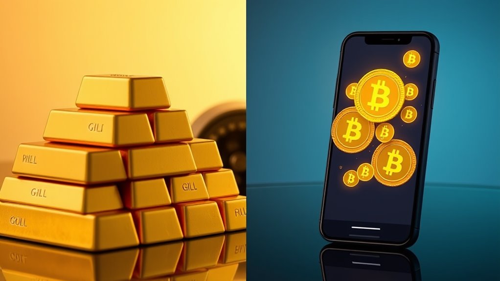 gold bars or tokens