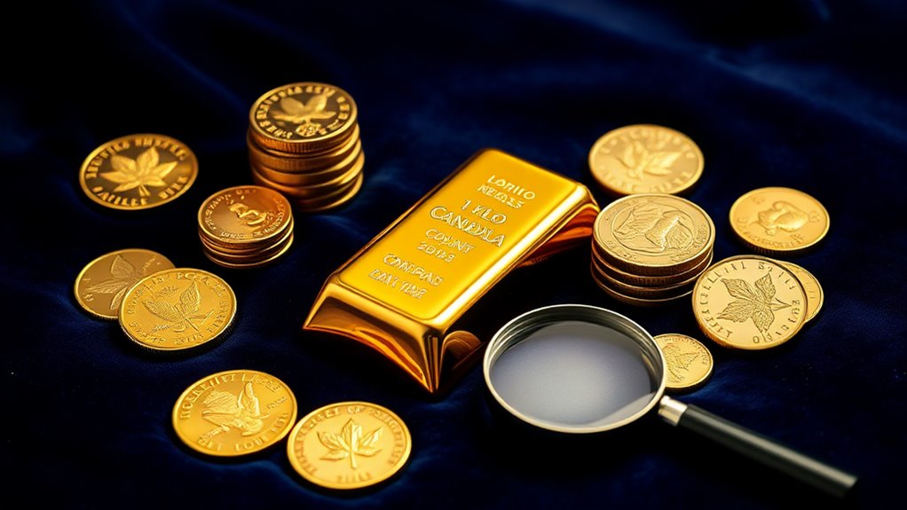 gold bars versus coins investment
