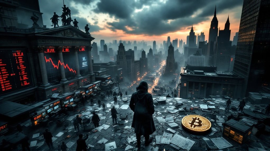 stock market crash overwhelms crypto